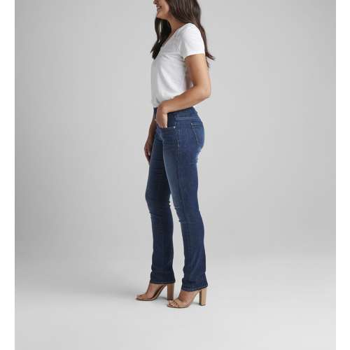 Women's JAG Jeans Petite Peri Slim Fit Straight Jeans