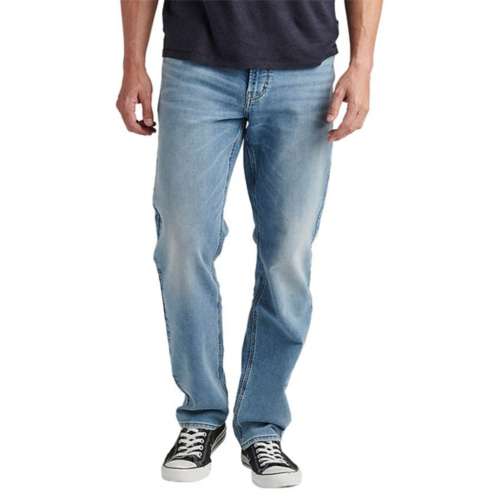 Men's Silver jeans lounge Co. Authentic The Athletic Fit Tapered Jeans