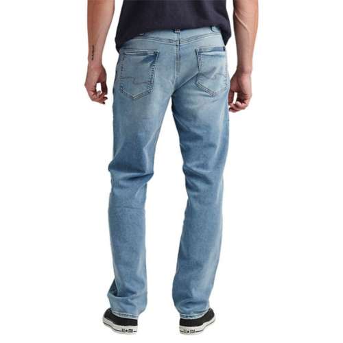 Men's Silver jeans lounge Co. Authentic The Athletic Fit Tapered Jeans