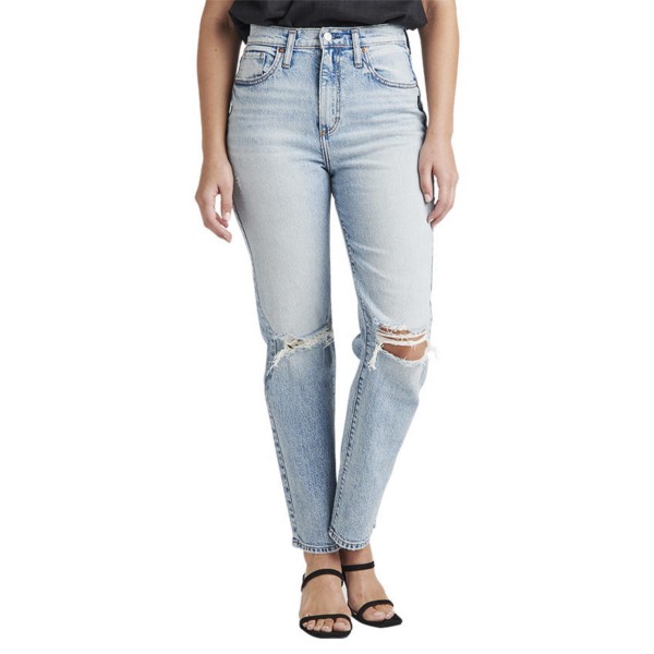 Women's Silver Jeans Co. Silver Desirable Straight Slim Fit Skinny Jeans product image