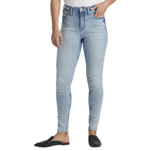 Women's Silver taille Jeans Co. Infinite Slim Fit Skinny taille Jeans
