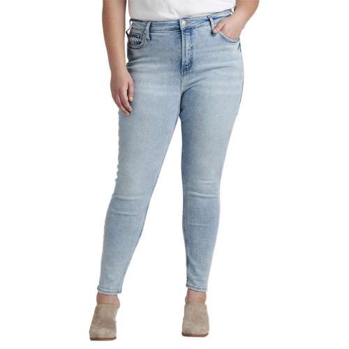 Women's Silver taille Jeans Co. Infinite Slim Fit Skinny taille Jeans
