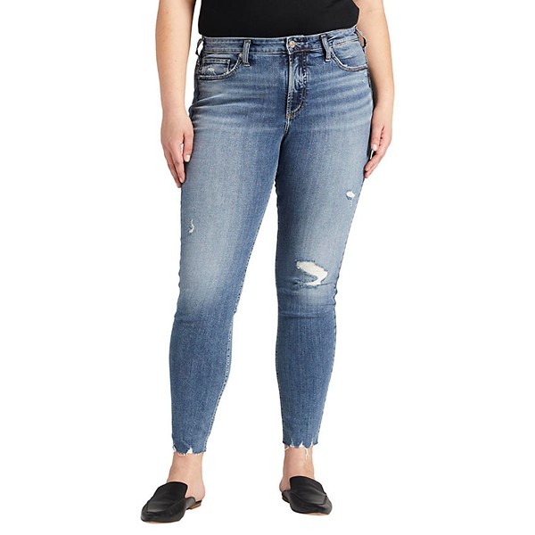 Women's Silver Jeans Co. Most Wanted Plus Curvy Skinny Jeans product image