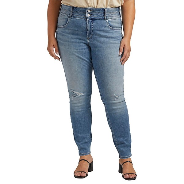 Women's Silver Jeans Co. Avery Plus Curvy Skinny Jeans product image