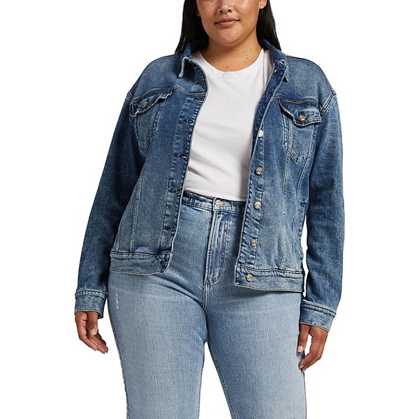 Women's Silver Jeans Co. Plus Classic Trucker Jacket product image