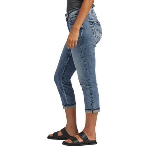 Women's Silver Jeans Co. Elyse Capri Curvy Straight Jeans