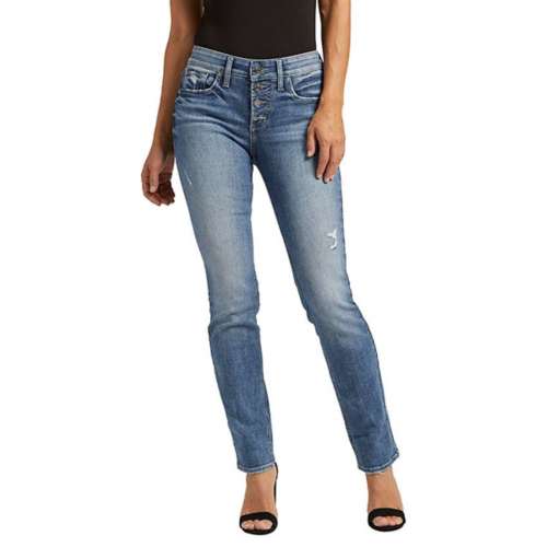 Women's Silver Jeans Co. Suki Curvy Straight Jeans | SCHEELS.com