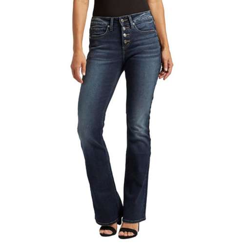 Women's Silver Jeans Co. Suki ButtonUp Curvy Bootcut Jeans