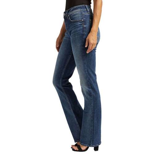 Silver Jeans Co. Women's Avery High Rise Curvy Fit Slim Bootcut