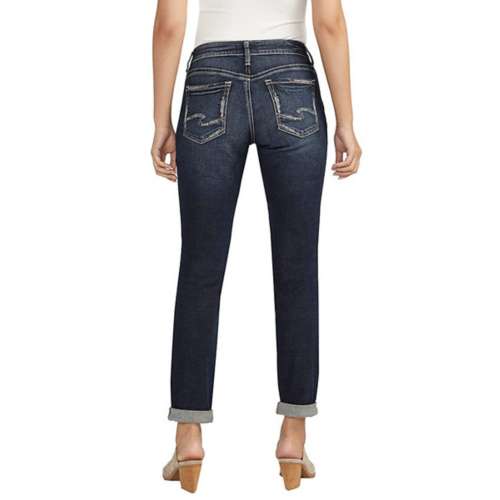 Women's Silver Jeans Co. Cuffed Relaxed Fit Boyfriend Jeans