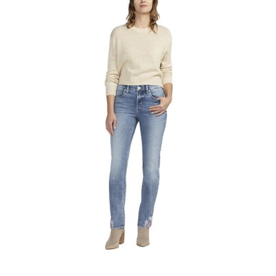 Women's JAG Jeans Ruby Embroidered Slim Fit Straight Jeans | SCHEELS.com