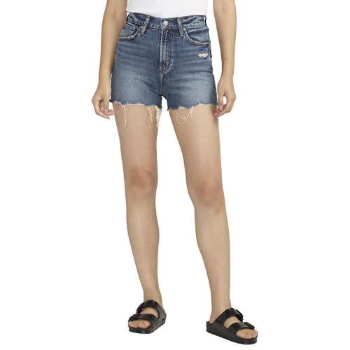 Women's Silver Jeans Co. Highly Desirable Distressed Jean Shorts