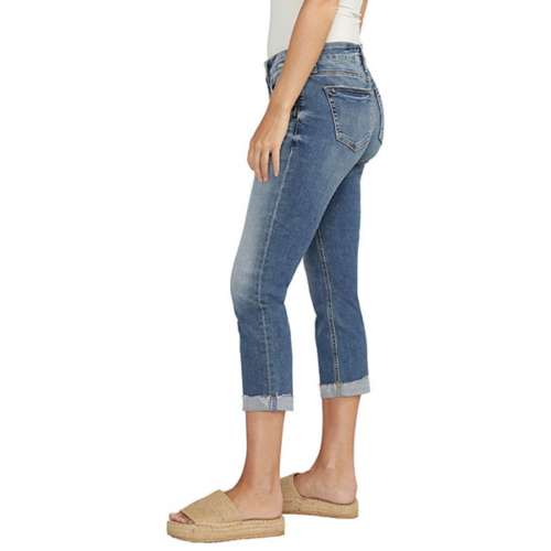 Women's Silver Jeans Co. Elyse Comfort Luxe Stretch Slim Fit Straight Jeans