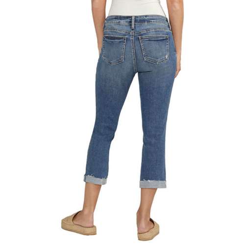 Women's Silver Jeans Co. Elyse Comfort Luxe Stretch Slim Fit Straight Jeans