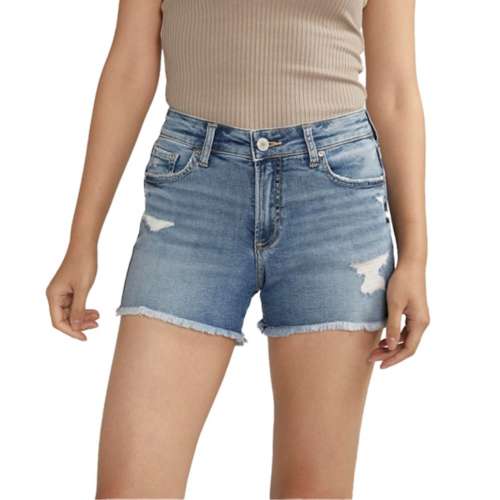 Women's Silver printed jeans Co. Suki Curvy Fit Luxe Stretch Jean Shorts