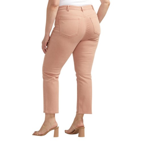 Women's Silver Jeans Co. Plus Size Isbister Solid Slim Fit Straight Jeans