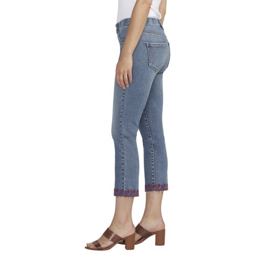 Women s JAG Jeans Maya Embroidered Hem Slim Fit Skinny Jeans