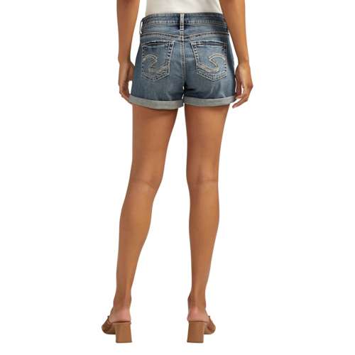 Women's Silver Jeans Co. Suki Mid Rise Curvy Fit Jean Shorts