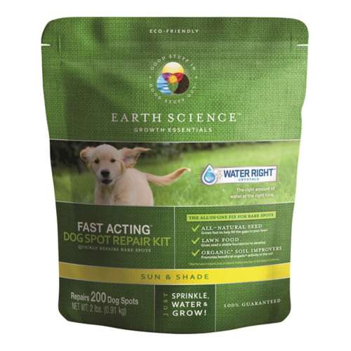 Earth Science Fast Acting Mixed Sun or Shade Pet/Dog Spot Grass Repair Seed 2 lb