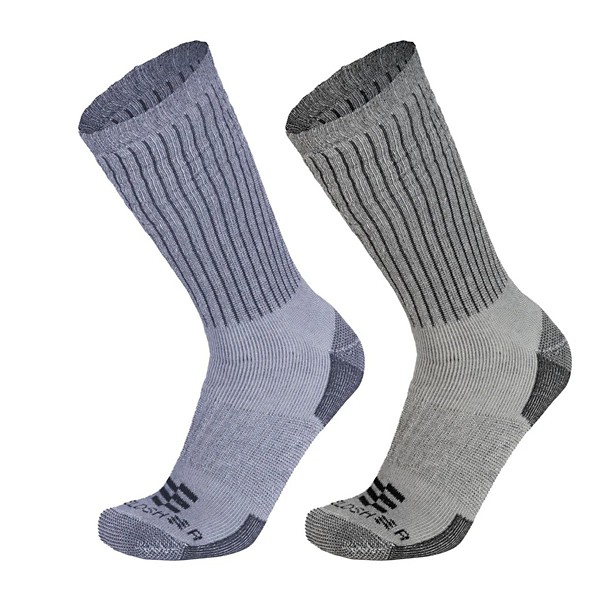 MOBILE WARMING Adult  Fieldsheer Wool Blend 2 Pack Crew Hunting Socks