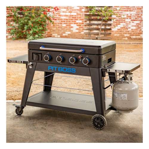 Pit Boss 1 Burner Portable Gas Griddle, Lightweight and portable Cast Iron  Griddle 