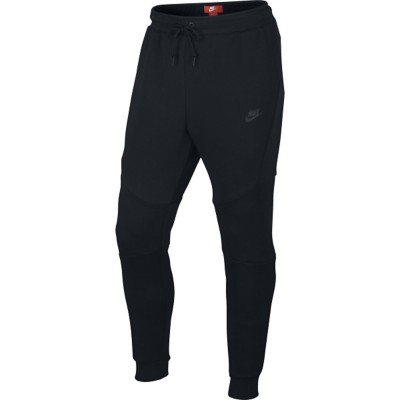 nike tech fleece slim fit joggers in black