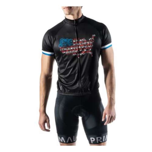 Men's Primal Wear Primal 'Merica Cycling Jersey Cycling Full Zip