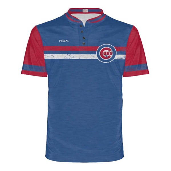 Men's Primal MLB Cubs Henley Cycling Jersey product image