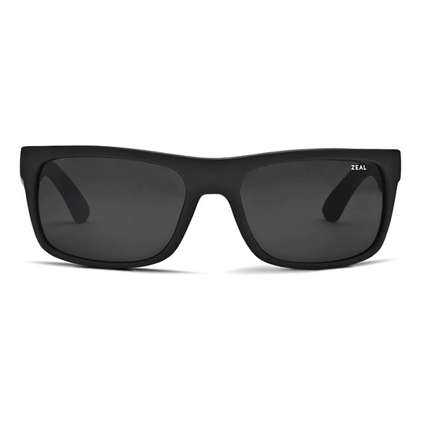 Men's Zeal Optics Essential Polarized Sunglasses Matte Black/Dark Grey