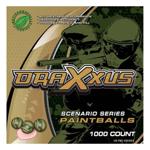 Draxxus Scenario Paintballs - 1000 Count