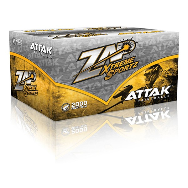 Zap Attack Paintballs 2,000 Count - Zap