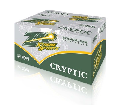 Zap Cryptic Paintballs 2000 Count