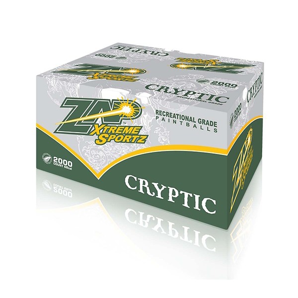Zap Cryptic Paintballs 2000 Count - Zap