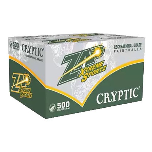Zap Cryptic Paintballs 500 Count - Zap