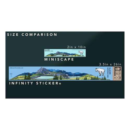 Hydrascape Yellowstone National Park Miniscape Infinity Sticker