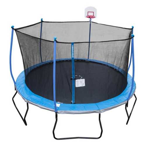 Bounce Pro 14 Trampoline With Enclosure And Basketball Hoop Scheels Com