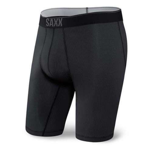 Men's SAXX Quest Quick Dry Mesh Long Leg Boxer Briefs