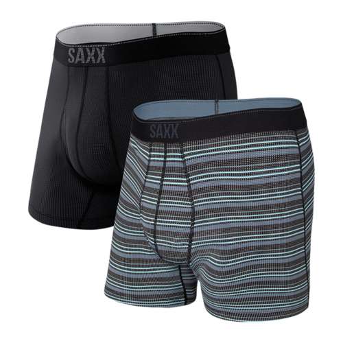 Men's SAXX Quest Quick Dry Mesh 2 Pack Boxer Briefs
