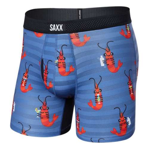 Saxx Underwear Hot Shot Boxer Brief Fly M Black Heather Ropa