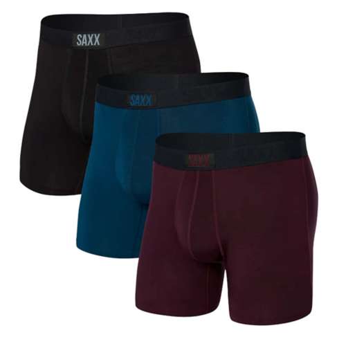 Men's SAXX Vibe Boxer Briefs 3-Pack | SCHEELS.com