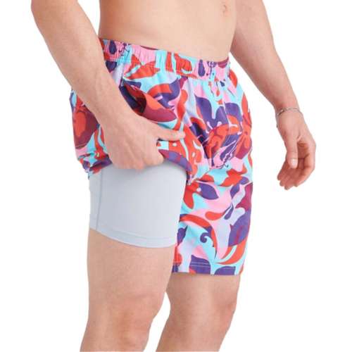 Men's SAXX Go Coastal Volley 2N1 Swim Trunks