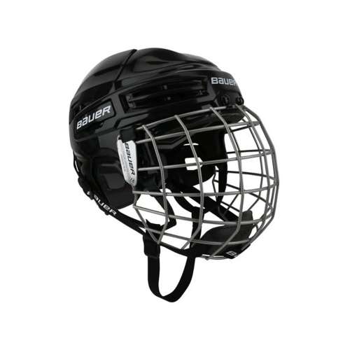 Bauer IMS 5.0 Ice Hockey Helmet With Cage and Chin Guard Black Size Medium for sale online 