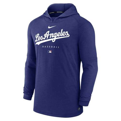 Nike Los Angeles Dodgers Authentic Collection Hooded Long Sleeve Shirt Hoodie