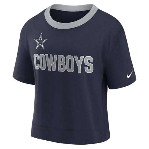 Dallas Cowboys Women's Lace-Up Paine Jersey T-Shirt - Pink