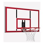 Spalding 44" Shatter-Proof Polycarbonate Backboard & Rim Combo - Thumbnail 1 of 4