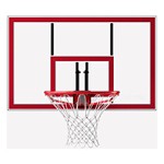 Spalding 44" Shatter-Proof Polycarbonate Backboard & Rim Combo - Thumbnail 2 of 4
