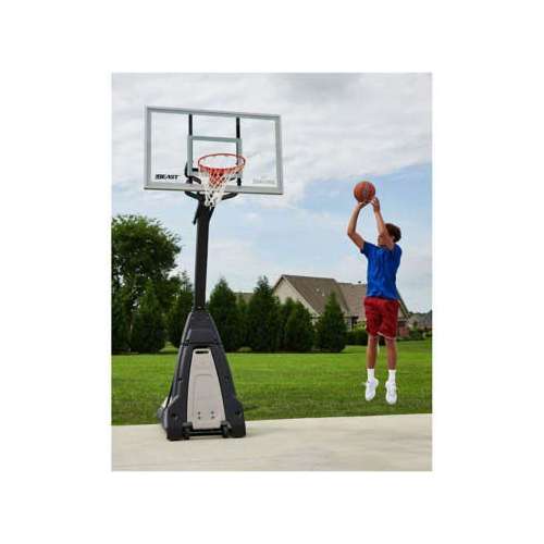 Spalding The Beast Portable Basketball Hoop - Glass