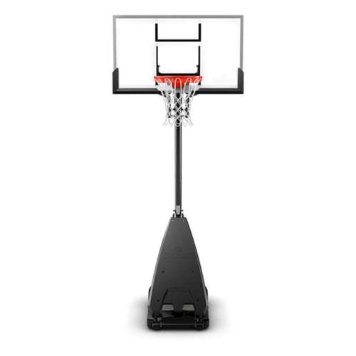 Spalding Ultimate Hybrid 54" Performance Acrylic Screw Jack Portable Basketball Hoop