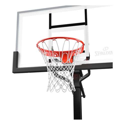 Spalding Ultimate Hybrid 54" Tempered Glass Screw Jack Portable Basketball Hoop