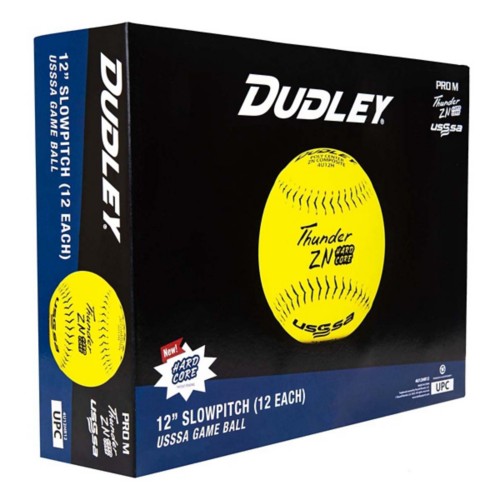 Dudley Thunder 12" USSSA Slowpitch Softball - 1 Dozen